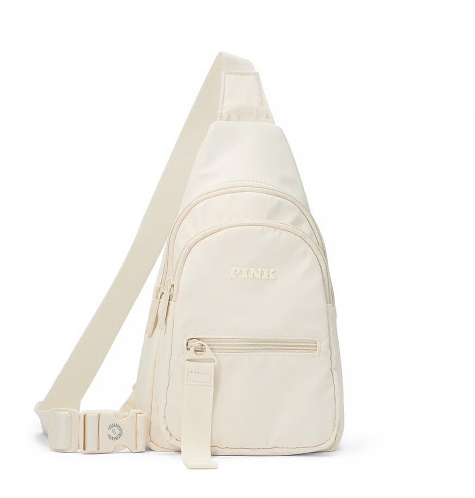 VS Pink Nylon Sling Bag