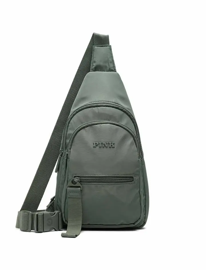 VS Pink Nylon Sling Bag