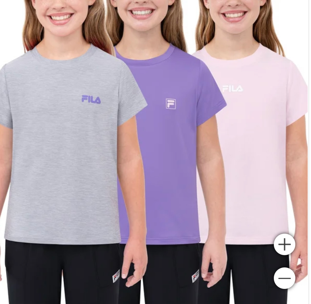 Fila 3PK Tshirt Kids