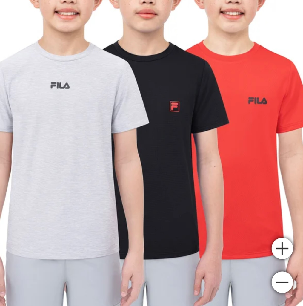 Fila 3PK Tshirt Kids