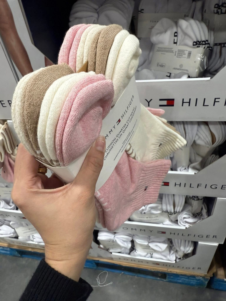 Tommy Women’s Cushion Quarter Cut Socks