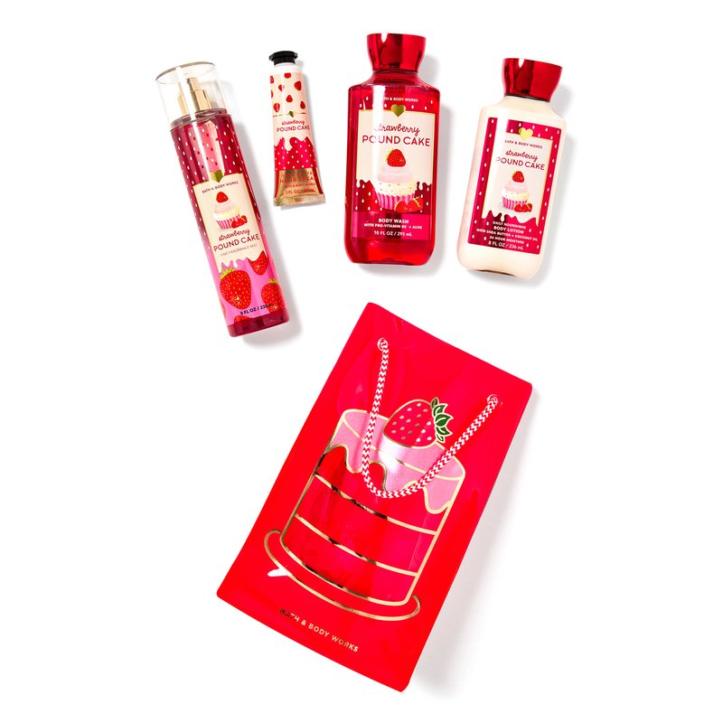 Strawberry Pound Cake Gift Set