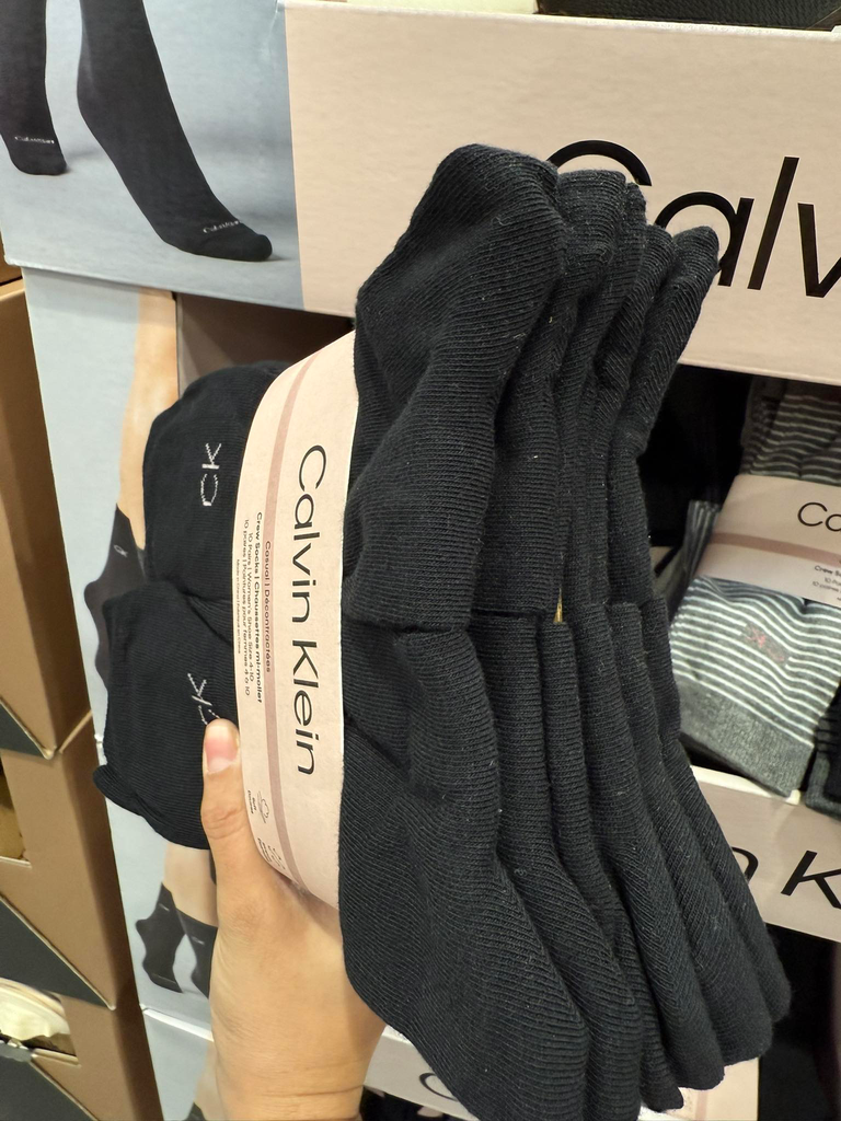 CK Casual Crew Socks Womens (Black)