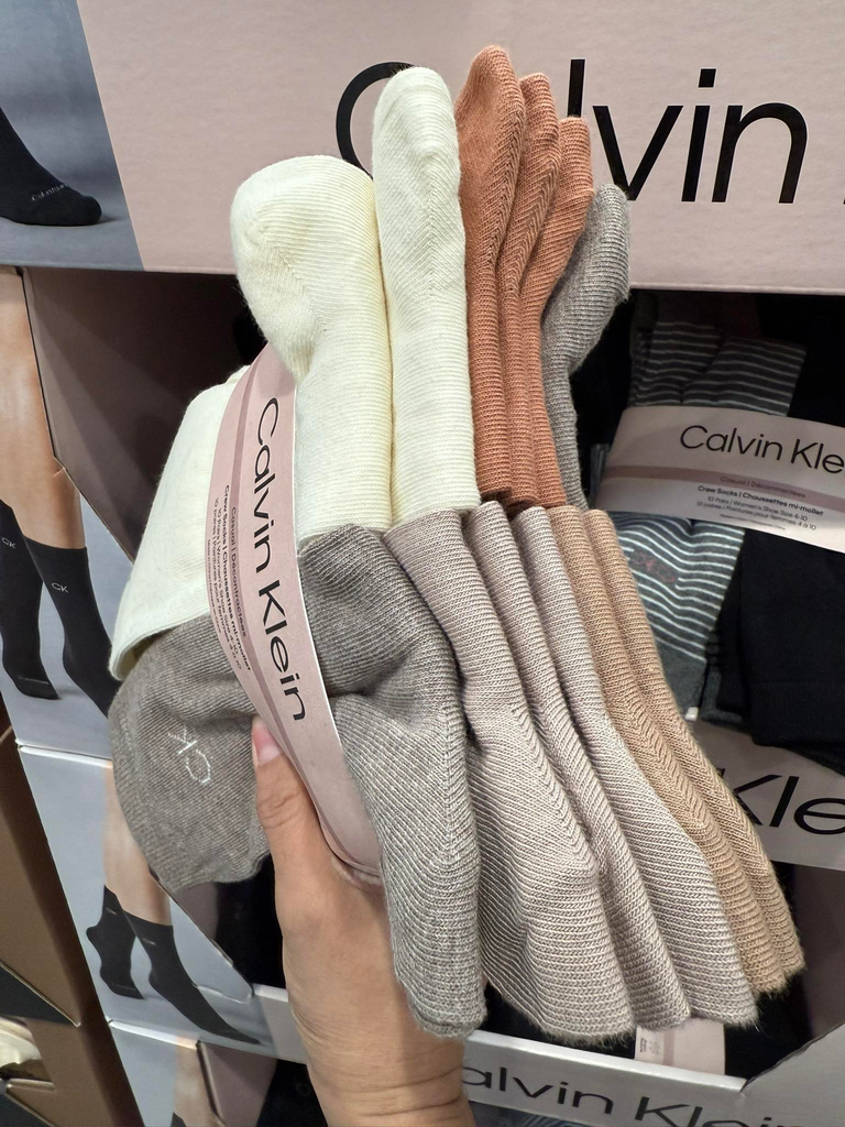 CK Casual Crew Socks Womens