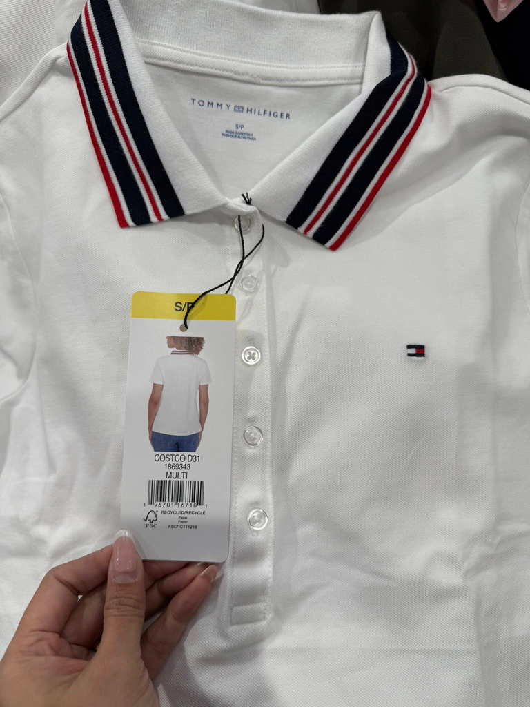 Tommy Women's Polo (White, XS)