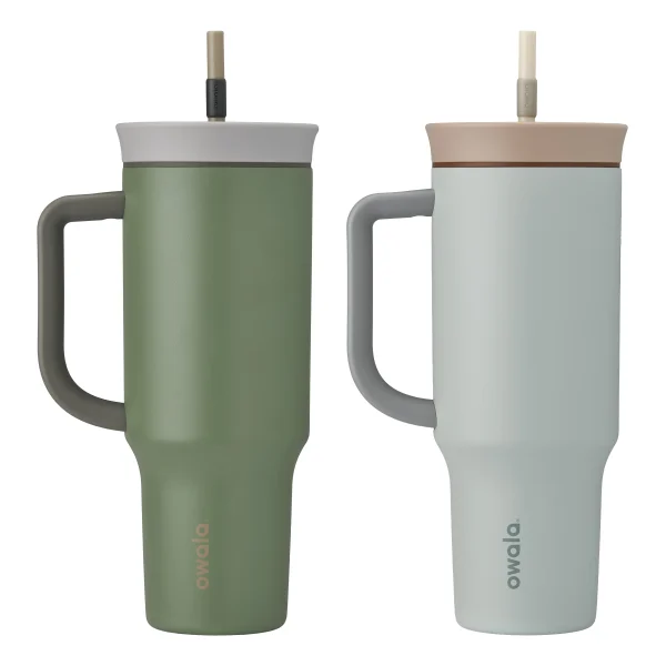 Owala 1.2 L (40 oz) Tumblers, 2-pack (Neutral)