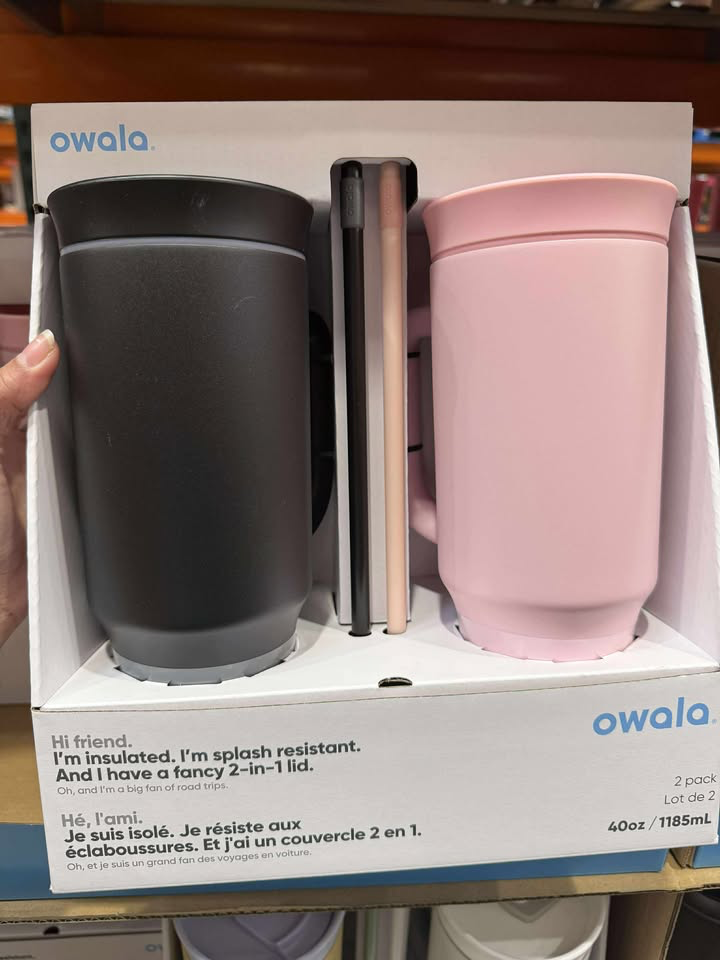 Owala 1.2 L (40 oz) Tumblers, 2-pack