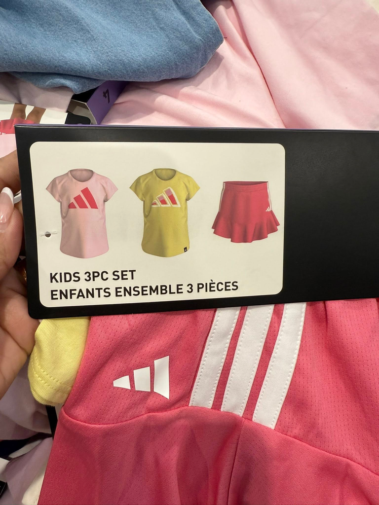 Adidas Kids, 3pcs Set (Girls(Skirt), 2)