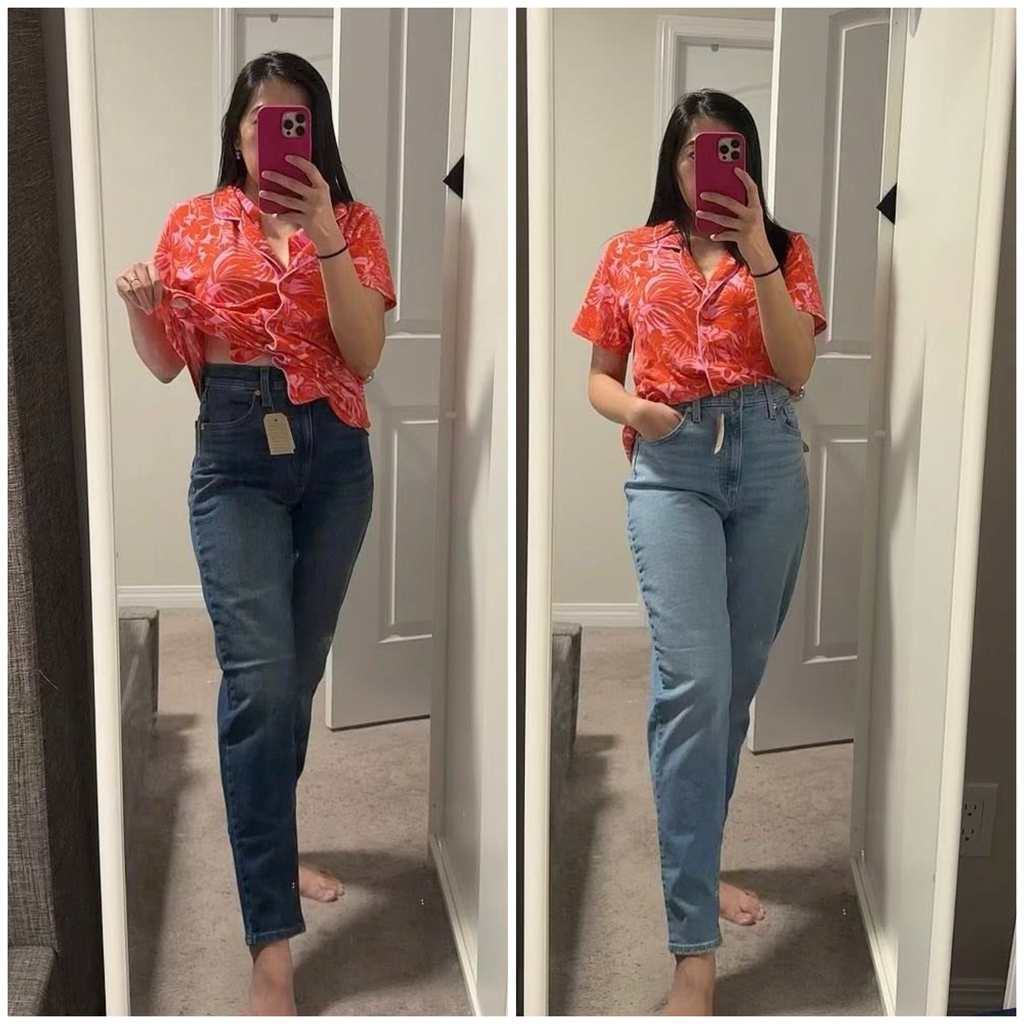 Levis Mom Jeans (Dark Denim, 27)