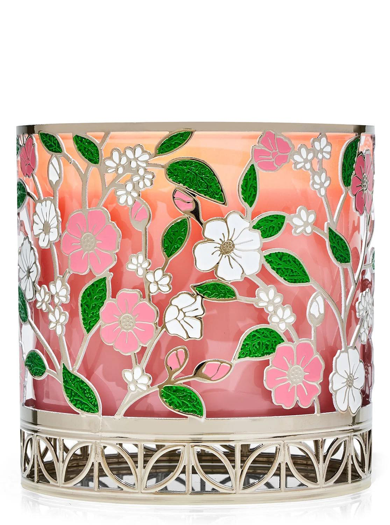 Floral Toss Candle Holder