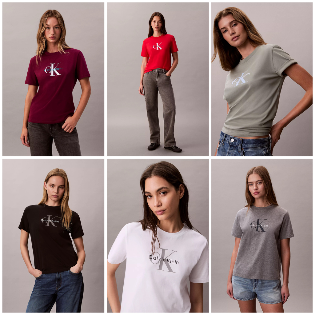 Calvin Klein Women Tees (ONHAND) (White, XS)