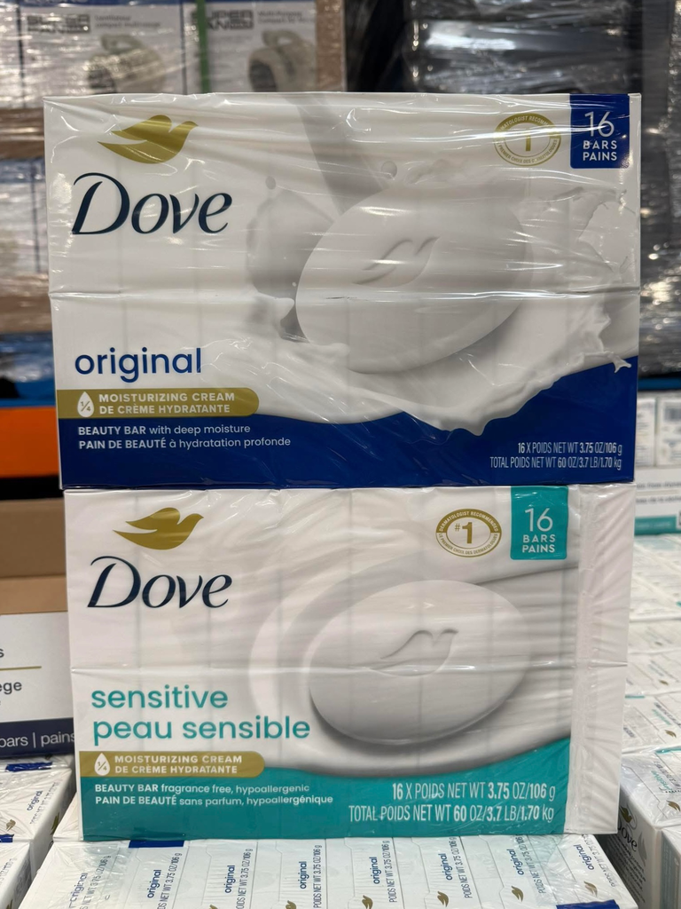 Dove Soap 16 Bars (Original)