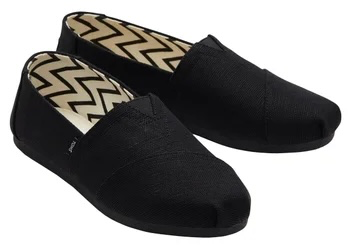 TOMS Women's Alpargata Slip-On (Black, 6)