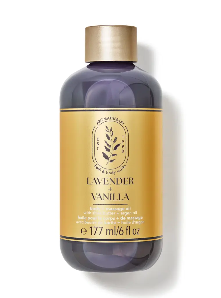 Lavender Vanilla Body Massage Oil